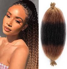 Amazon.com : 8 Packs Springy Afro Twist Hair 16 inch Pre-Separated Marley  Twist Braiding Hair Soft Synthetic Crochet for Distressed Faux Locs Spring  Twist Hair Extensions for Women… (16 Inch (Pack of
