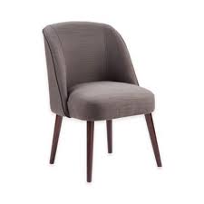 Madison Park Bexley Soft Rounded Back Dining Chair In Charcoal Dining Chairs Round Back Dining Chairs Chair