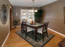 Rug ideas for under the kitchen table; 30 Rugs That Showcase Their Power Under The Dining Table