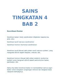 By cikgu azhar april 4, 2020. Sains Tingkatan 4 Bab 2