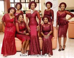 Wedding Guests Slaying Lace Asoebi Outfits A Million Styles African Lace Styles Nigerian Lace Dress Lace Fashion
