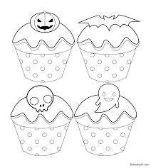 When we think of october holidays, most of us think of halloween. Free Halloween Cupcake Coloring Page Babadoodle