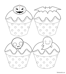 Download 420+ royalty free cupcake coloring pages vector images. Free Halloween Cupcake Coloring Page Babadoodle