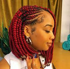 This box braid hairstyle gives you a very classy look. Top 15 Inspiring Bob Braids Hairstyles