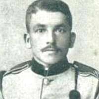 Porträtt av Nils Hjalmar Palmstierna, underlöjtnant vid Andra Göta  Artilleriregemente A 6.