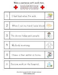 Focusing on kids activities perfect for toddlers and preschoolers. Doctor Nurse Health Crafts Learning Activities Children Aid Kids Worksheets Sumnermuseumdc Org