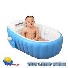 Leaving a baby in the bath unattended is dangerous, so you should never have to get up and walk away during bath time. Intime Tubbies Portable And Inflatable Bathtub With Free Air Pump Momshack