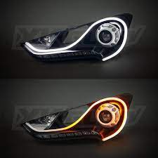 2pc Sequential Switchback Led Strip Kit Drl Turnsignal For Headlights Walmart Com Walmart Com Custom Headlights Car Headlights