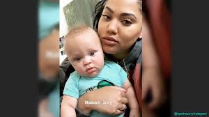 He joined us earlier than we thought and we couldn't be more. Photo Ayesha Curry Shows Off Son Canon S Baby Blues On Instagram Abc7 San Francisco