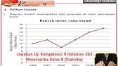 Jawaban matematika kelas 8 semester 2 halaman 260. Jawaban Ayo Kita Berlatih 9 4 Halaman 260 Matematika Kelas 8 Statiska Youtube