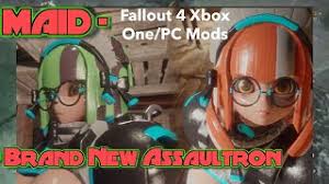 There are 3 different options for the suit available, these are a red color, blue color and black color. Fallout 4 Japanese Big Tiddy Maid Robots Maid Brand New Assaultron Mod Fallout 4 Mods Cute766