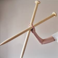 Giant circular knitting needles 40 mm, us 70 size. 40mm Knitting Needles Lauren Aston Designs