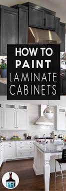 How To Paint Laminate Cabinets Painted Furniture Ideas Laminate Cabinets Laminate Kitchen Cabinets Laminate Kitchen