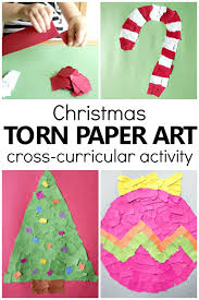 Torn Paper Christmas Crafts For Kids Fantastic Fun Learning