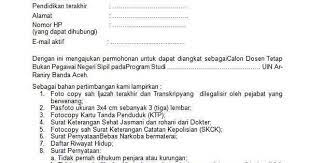 8 Contoh Surat Lamaran Kerja Dosen Terlengkap Surat Kerja Guru