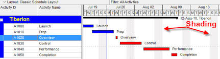 quick tip shading non work time on the gantt chart in p6