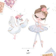 Baby Swan Clipart Black And White Ballerina Clipart Pony Clipart Swan Clipart Baby Girl Etsy Ballerina Clipart Baby Girl Clipart Clip Art