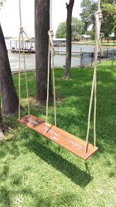 Engraved Double Seat Rope Tree Swing Custom Brazilian Walnut Etsy In 2020 Backyard Diy Projects Diy Swing Diy Backyard