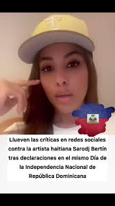 Controversia por declaraciones de Sarodj Bertín en Independencia