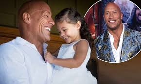 Dwayne douglas johnson, also known by his ring name the rock, is an american actor, producer, businessman, and retired professional wrestler. Dwayne Johnson Shares A Heartfelt Snap With His Daughter Jasmine To Celebrate Her Fourth Birthday Daily Mail Online