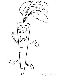 But you can control them by using a carrot on a stick. Funny Carrot Printable Coloring Pages Carrot Coloring Pages Coloring Pages For Kids And Adults