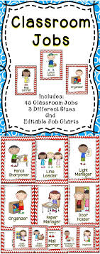 Classroom Jobs Editable Classroom Jobs Classroom