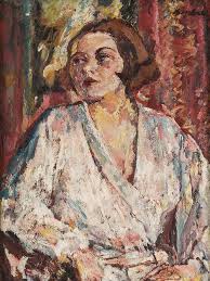 David Bomberg, Portrait of Eunice Levi, 1953