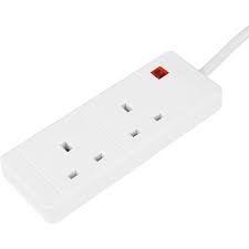 Wholesale metal double gang power outlet box 1. 2 Gang Extension Lead 5m With Neon