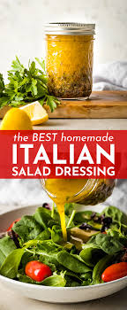 The Best Homemade Italian Salad Dressing Recipe Italian Salad Homemade Italian Dressing Italian Dressing Recipes