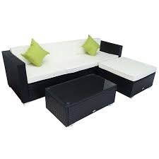 6 seater oval & rectangular. Black Rattan Garden Corner Sofa Off 58