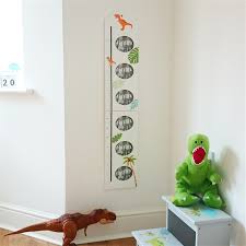Magnetic Height Chart With Photo Frames Dinosaur Uk