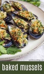 ♦ clam chowder n (us) sopa f de almejas. Baked Mussels Caroline S Cooking