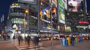 Retail Lighting And Lighting Controls Inspiration Yonge Dundas Square In Toronto Ontario Tpl Lighting Merging L Retail Lighting Dundas Lighting Controls