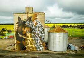 Painted Silos Are Turning The Outback Into An Alfresco Art Gallery Art Gallery Silos Art