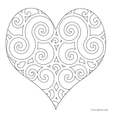 These free printables have a variety of beautiful designs — from the simple to the highly detailed — which means you can pick and choose the right one for kids and/or adults. Free Printable Heart Coloring Pages For Kids