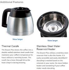 The brazen plus brew system has features not found on any other consumer coffee maker. Behmor Brazen Plus Temperature Control Coffee Maker Review