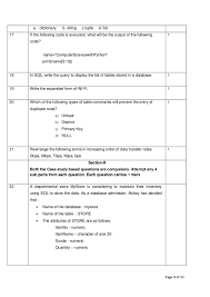 Cbse class 12 computer science question paper 2018 in pdf format with solution will help you to understand the latest question paper pattern you will get to know the difficulty level of the question paper. Cbse Sample Papers 2021 For Class 12 Computer Science Aglasem Schools