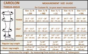 Carolon Health Support Thigh High 20 30 Mmhg