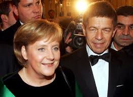 German Chancellor Angela Merkel L Her Editorial Stock Photo