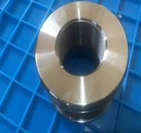 Ductile Iron Machined Hydraulic Cylinder Parts Threaded Heavy Piston