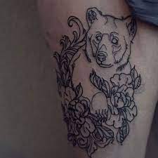 Berserkers were believed to take on the scandinavian bear's essence during battle, adopting their strength, indestructibility, bravery and ferocity. Katinka Fuchs On Instagram First Session Done Beartattoo Bear Tattoo Neotraditional Full Sleeve Tattoos Tattoos Bear Tattoos