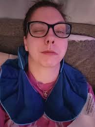 Migraine relief neck wrap from Aldi