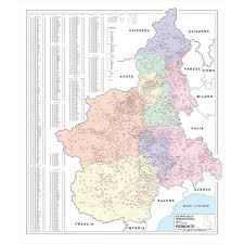 La cartina geofrafica della regione piemonte Regione Piemonte