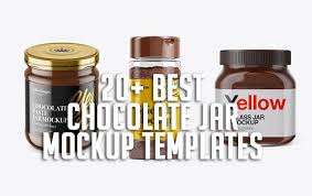 Download 20 Best Chocolate Jar Mockup Templates Graphic Design Resources