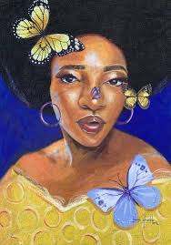 Original Abstract Expressionism Portrait Airbrush Paintings For Sale