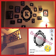 Broken Mirror Turns Out To Be My Favorite Accident Thank You Pinterest Diy Ideas This Ikea Ung Drill Mirror Looks Way Pinterest Diy Ikea Mirror Broken Mirror