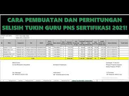 Ditambahkan, menjelang akhir tahun 2018 sudah ada keputusan sekretaris jenderal kementerian agama nomor 103 tahun 2018 tentang pembayaran tukin untuk guru dan dosen kemenag. Cara Pembuatan Dan Perhitungan Selisih Tukin Guru Sertifikasi Pns 2021 Terbaru Youtube