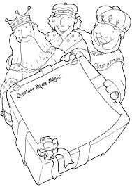 Carta Reyes Magos Para Colorear