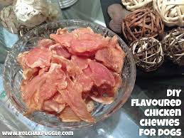 Diy Flavoured Chicken Jerky Treats For Dogs Recipe Dog Food Recipes Healthy Dog Treat Recipes Dehydrator Dog Treats