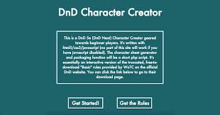 We did not find results for: Dnd Next Character Creator Devpost